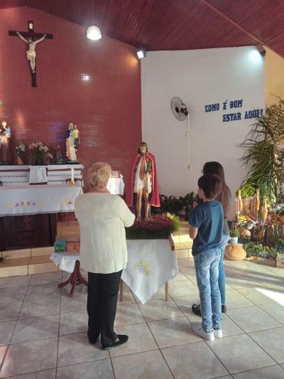 Nova Laranjeiras - 78ª Festa Bom Jesus iniciou com procissão (06/08)